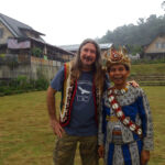 Matthew with aboriginal friends in the mountains of Taiwan.