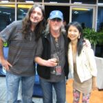 Matthew and Daisy with Roger Glover, backstage at another Deep Purple concert in Taipei, Taiwan.