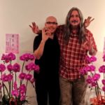Matthew with curator/gallerist Per van der Horst at the opening of the Collective Consonance exhibition.